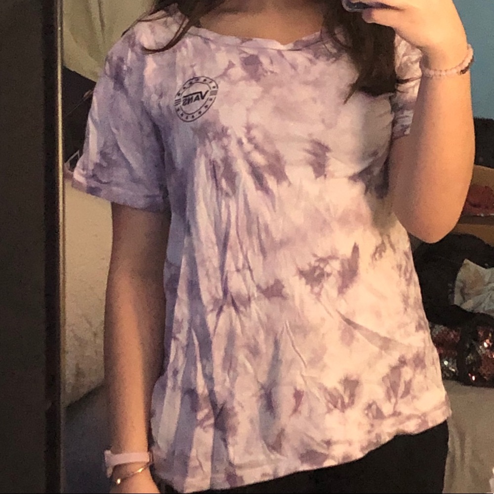 Vans tie-dye shirt
